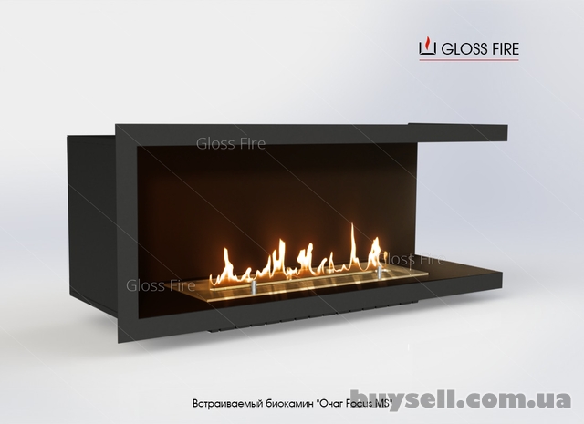 Вбудований біокамін «Очаг 1000 MS-арт.007» Gloss Fire