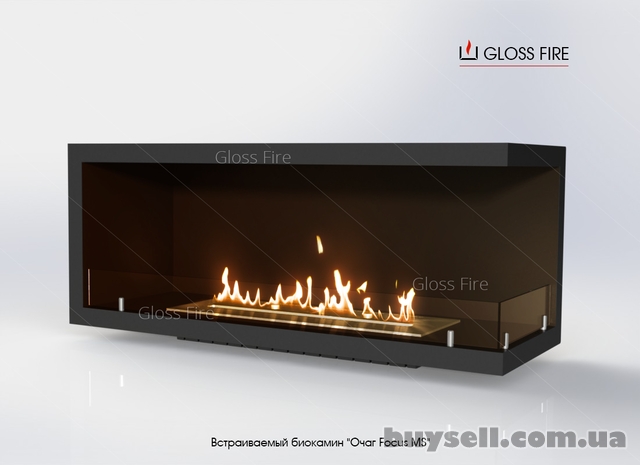 Вбудований біокамін «Очаг 1000 MS-арт.007» Gloss Fire