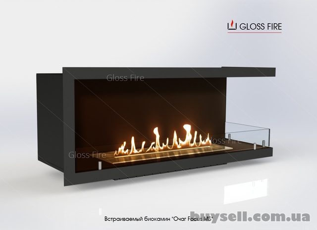 Вбудований біокамін «Очаг 1000 MS-арт.007» Gloss Fire