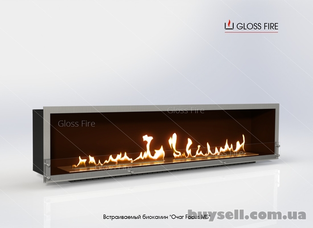 Вбудований біокамін «Очаг 1000 MS-арт.008» Gloss Fire