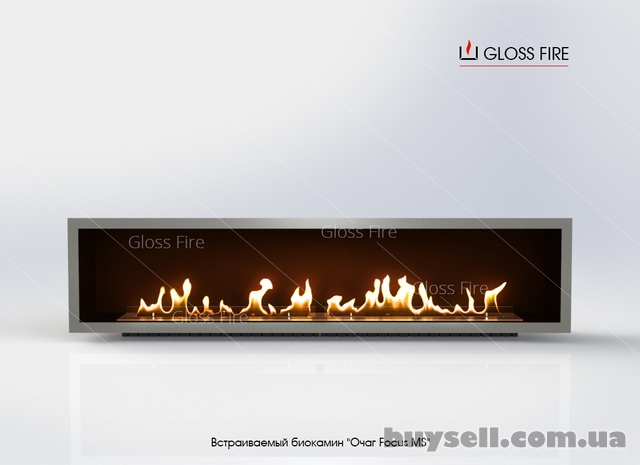 Вбудований біокамін «Очаг 1000 MS-арт.008» Gloss Fire