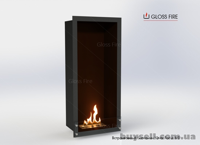 Вбудований біокамін «Очаг 1000 MS-арт.009» Gloss Fire
