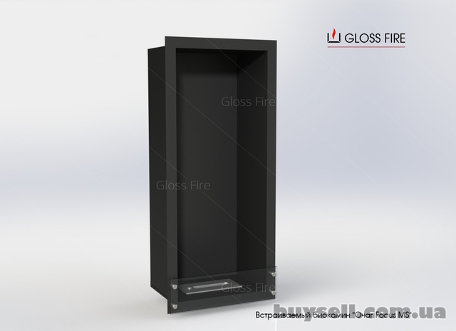 Вбудований біокамін «Очаг 1000 MS-арт.009» Gloss Fire