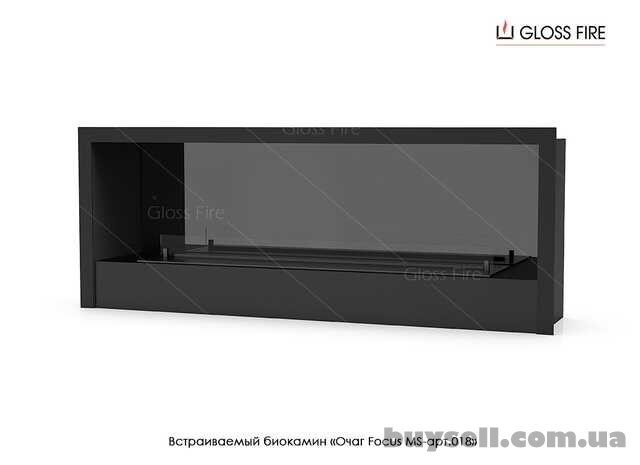 Вбудований біокамін «Очаг 1000 MS-арт.018» Gloss Fire