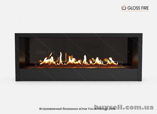 Вбудований біокамін «Очаг 1000 MS-арт.018» Gloss Fire