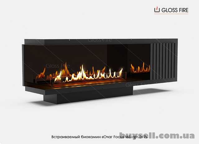 Вбудований біокамін «Очаг 1200  MS-арт.017» Gloss Fire