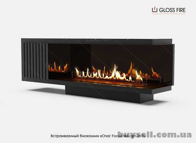 Вбудований біокамін «Очаг 1200  MS-арт.017» Gloss Fire