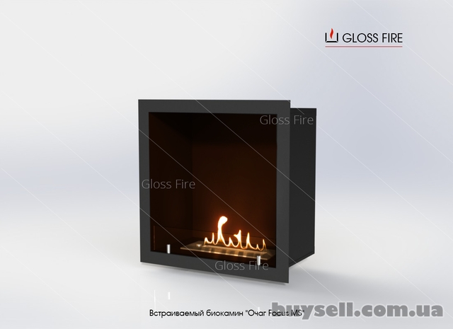 Вбудований біокамін «Очаг 600 MS-арт.010» Gloss Fire