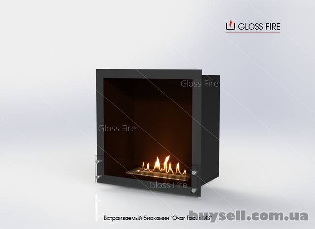 Вбудований біокамін «Очаг 600 MS-арт.010» Gloss Fire