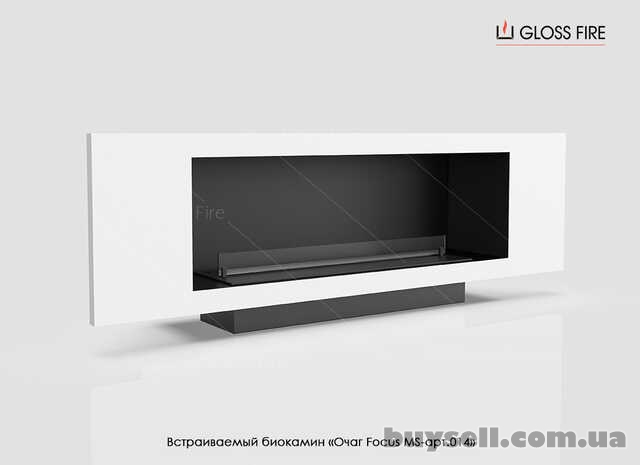 Вбудований біокамін «Очаг MS-арт.014» Gloss Fire