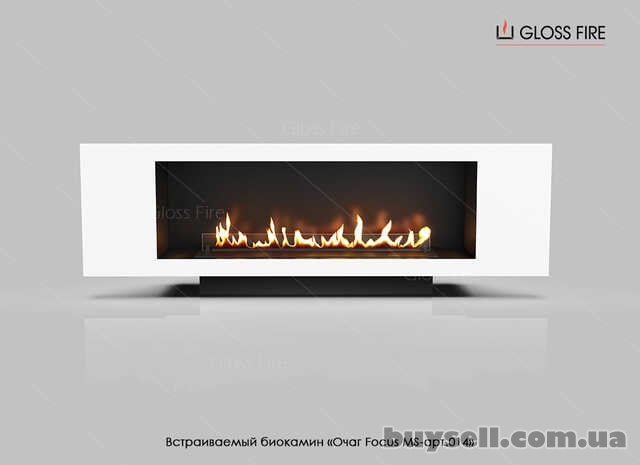 Вбудований біокамін «Очаг MS-арт.014» Gloss Fire