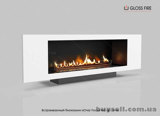 Вбудований біокамін «Очаг MS-арт.014» Gloss Fire