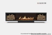 Вбудований біокамін Очаг Дровниця 1300 – арт.021 Gloss Fire