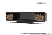 Вбудований біокамін Очаг Дровниця 1300 – арт.021 Gloss Fire