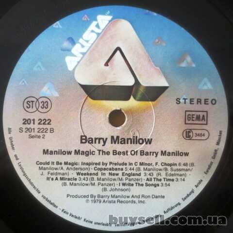 Виниловая пластинка Barry Manilow – The Best Of Barry Manilow