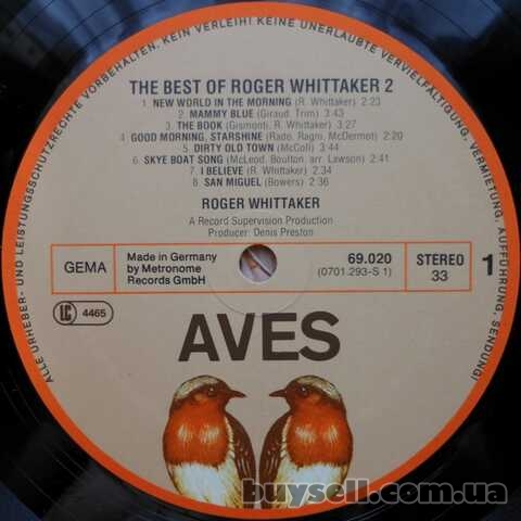 Виниловая пластинка Roger Whittaker – The Best Of Roger Whittaker 2