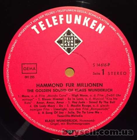 Виниловая пластинка Klaus Wunderlich