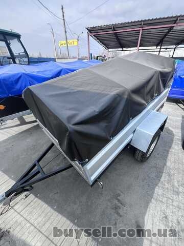 Легковий причіп з бортами з цинку "Дніпро-200х130х40"