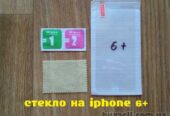 Закалённое стекло на iphone 6+ 6 плюс