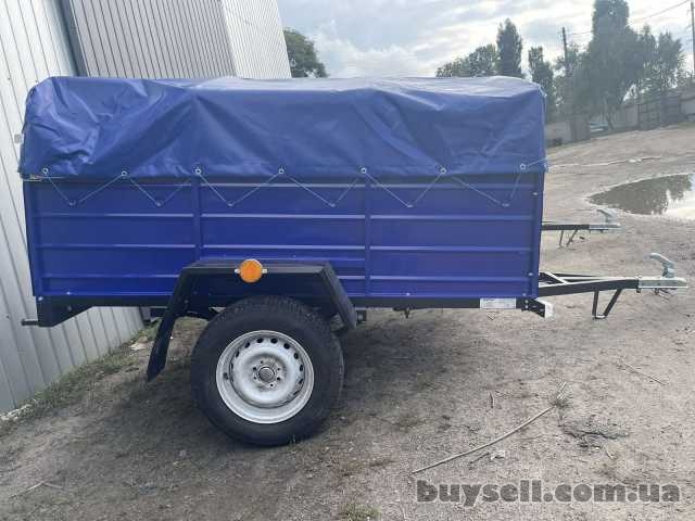 Новий причіп легковий 200х120х50 з високим бортом "Дніпро"