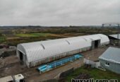 Зерносховища фермерського типу – сталеві арочні зерносклади