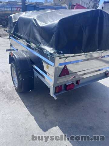 Новий причіп міцний та надійний із нержавійки 200х130х40 "Дніпро&