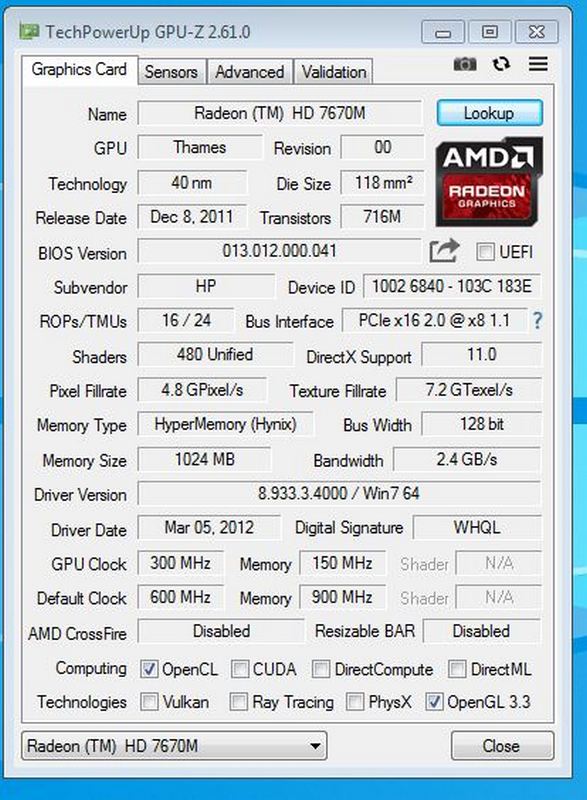 Ноутбук HP Pavilion g6-2284er