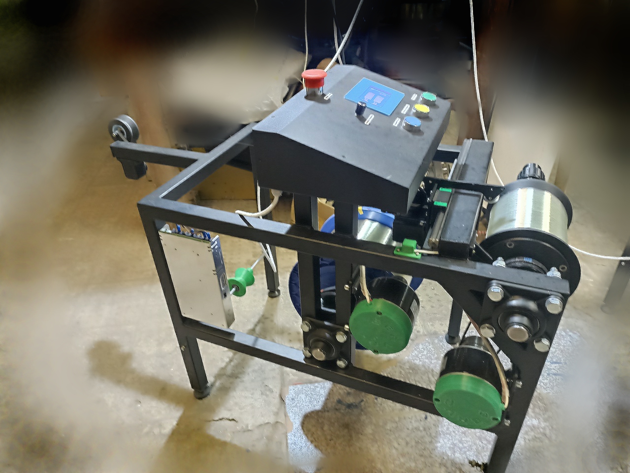 Намоточный станок оптоволокна,  лески,  тонкой проволоки