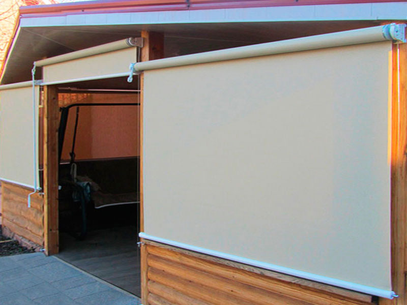 Зовнішні рулонні штори