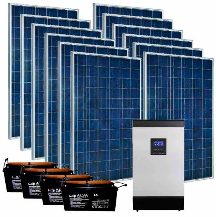 Незалежна сонячна електростанція на 3 кВт