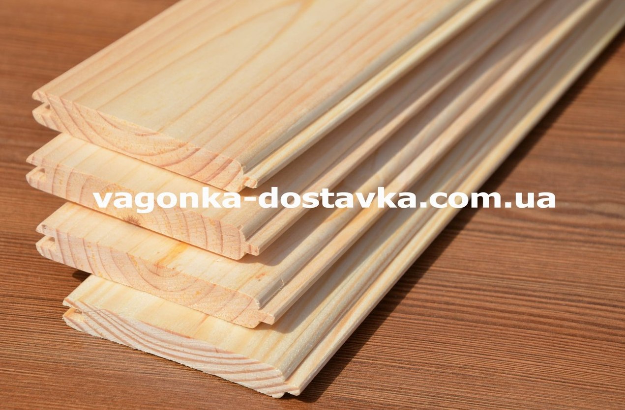 Вагонка Миргород сосна,  ольха,  липа