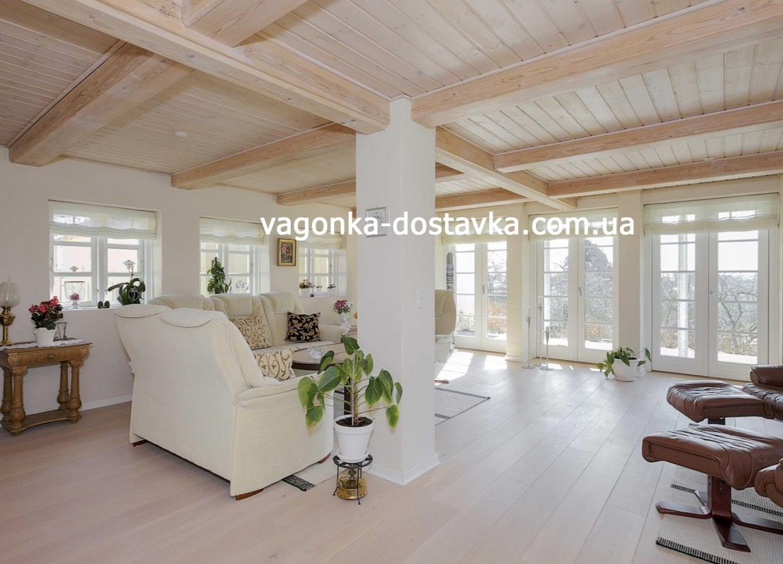 Вагонка Миргород сосна,  ольха,  липа