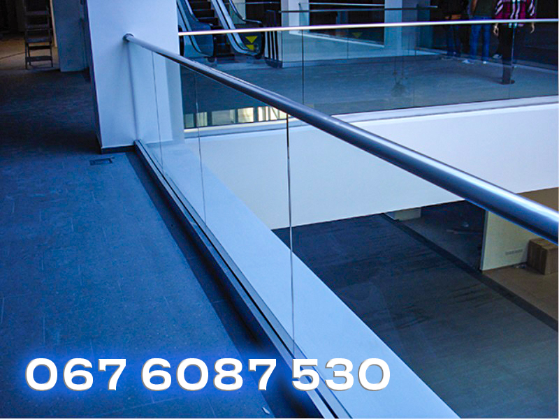 Перила со стеклом