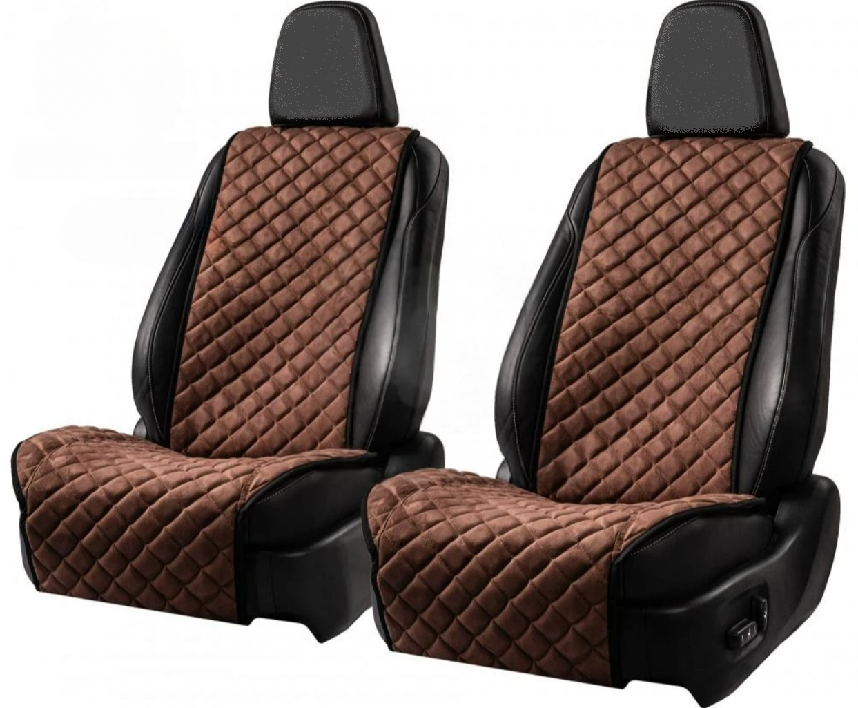 Накидки на сидіння Повний комплект Темно-коричневі