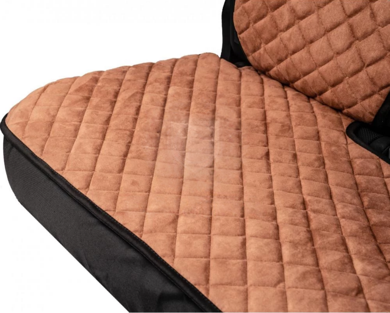 Накидки на задні сидіння із замші Коричневий колір 3 шт