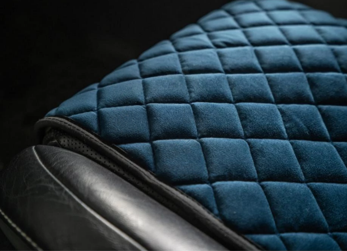 Накидки на передні сидіння із замші Темно-синій колір