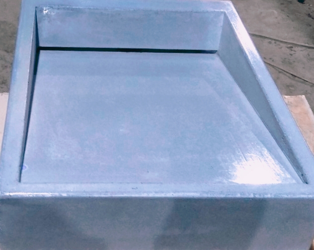 Умывальник бетонный щелевой ГОЛУБОЙ из бетона