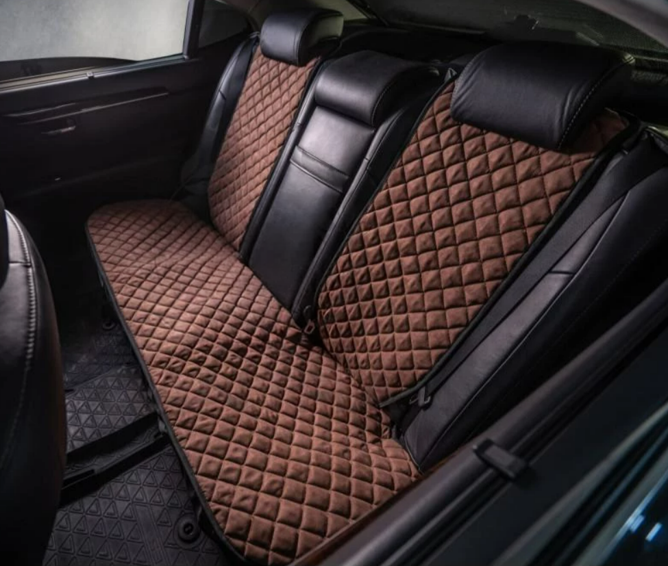 Накидки на сидіння Повний комплект Темно-коричневі