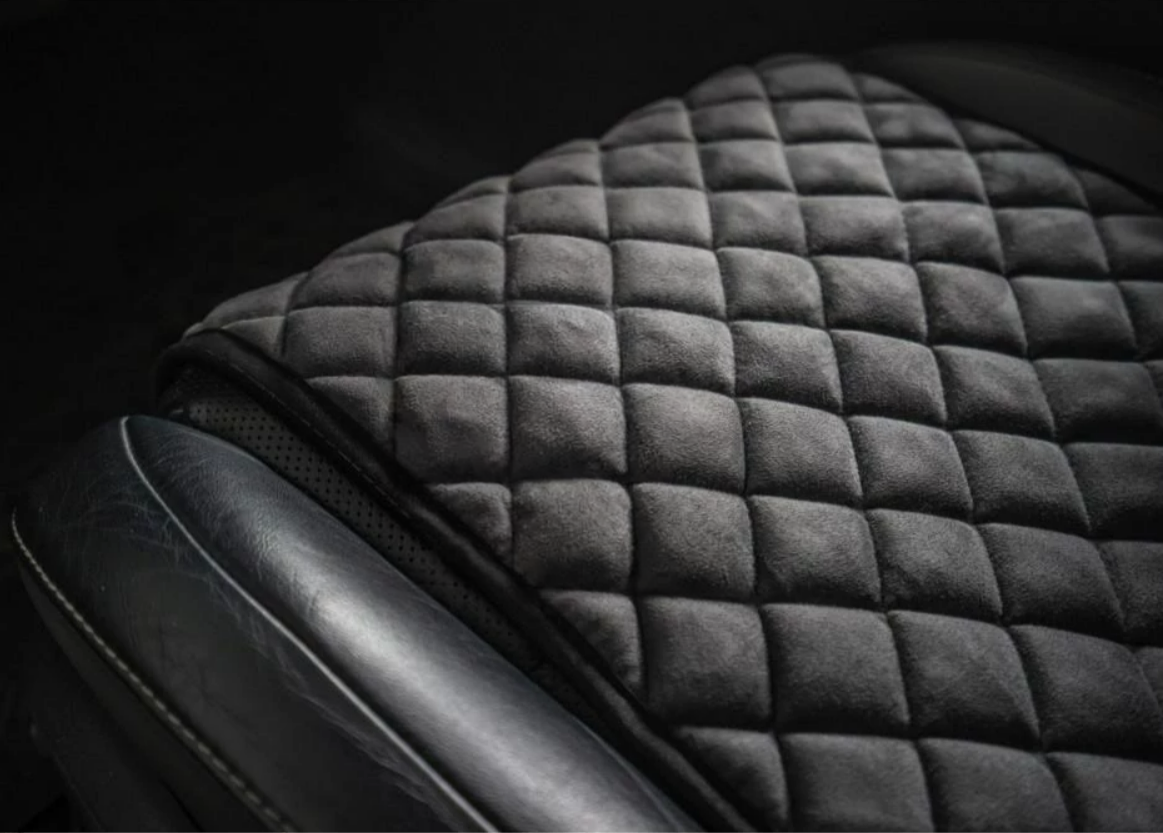 Накидки на передні сидіння із замші Темно-сірий колір