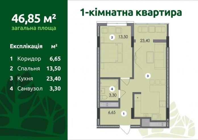 1к квартира в Івано-Франківську, Липські Вежі