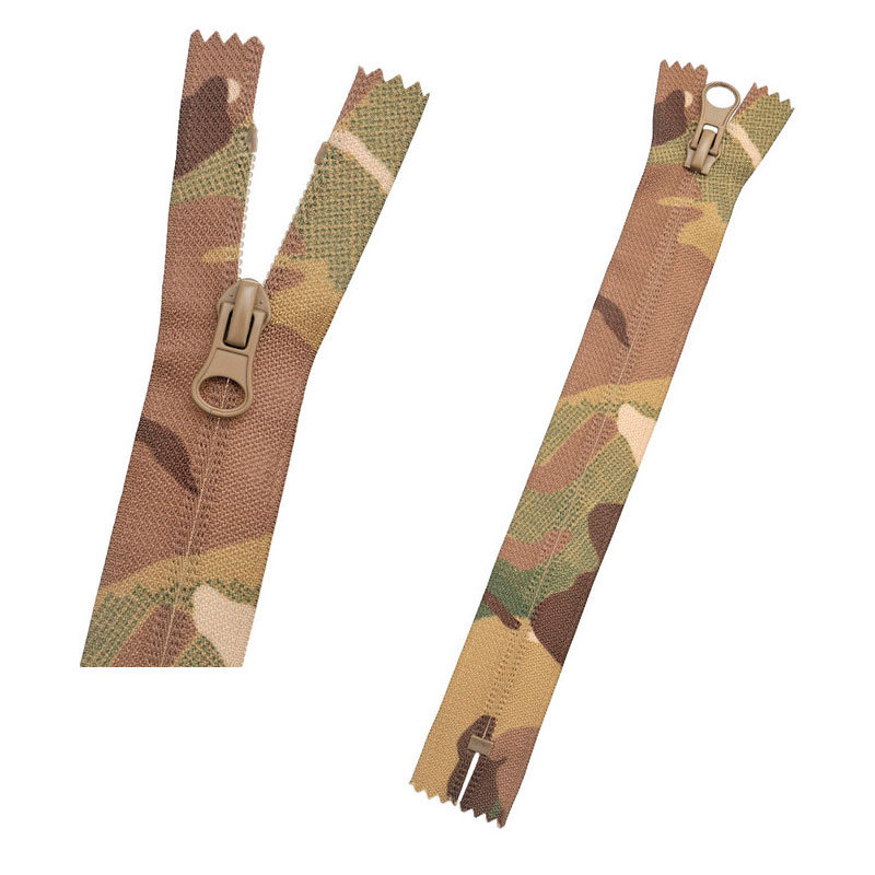 Якісна блискавка №5 реверсна Multi Camouflage+Tan з доставкою