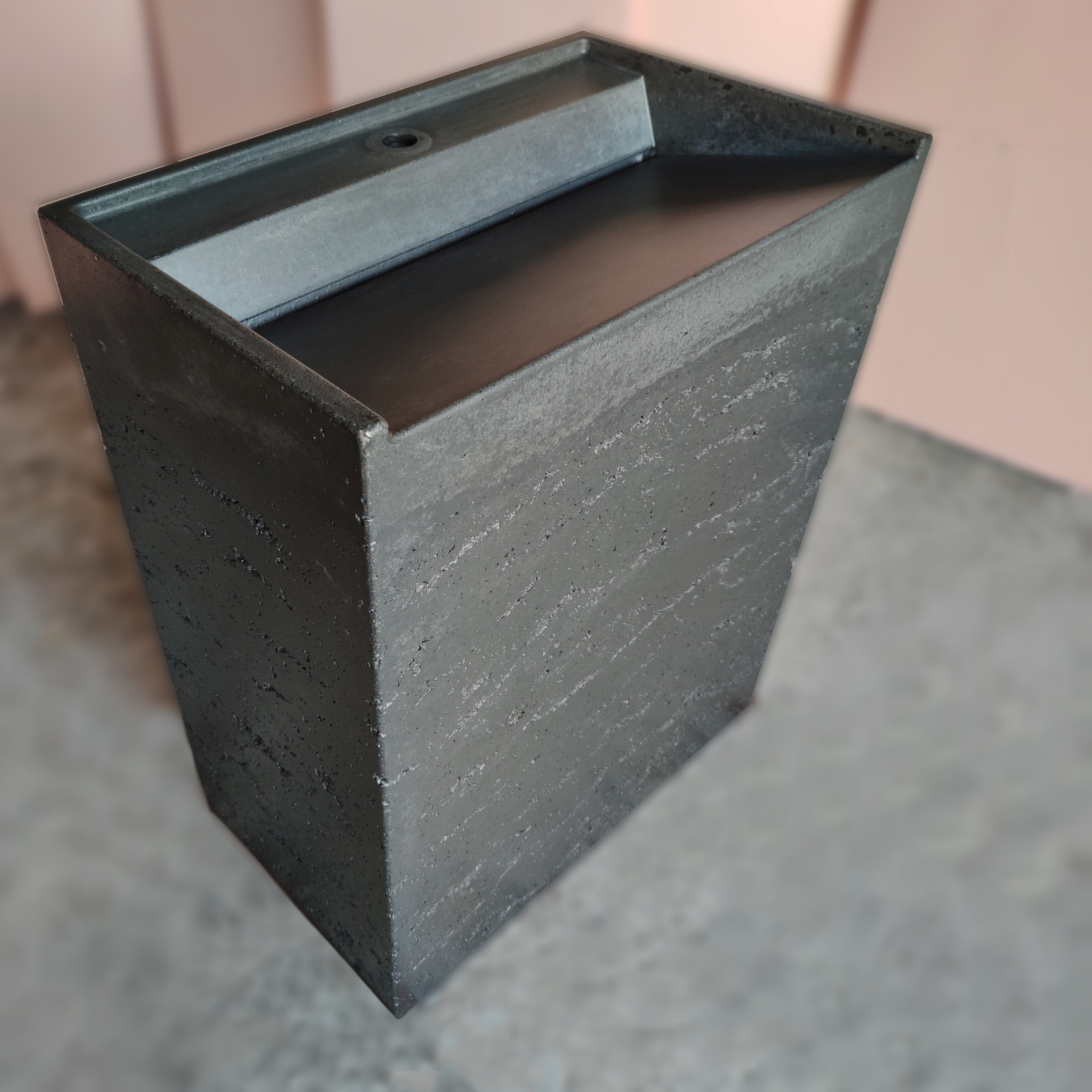 Умывальник тумба из бетона самостоячий передвижной