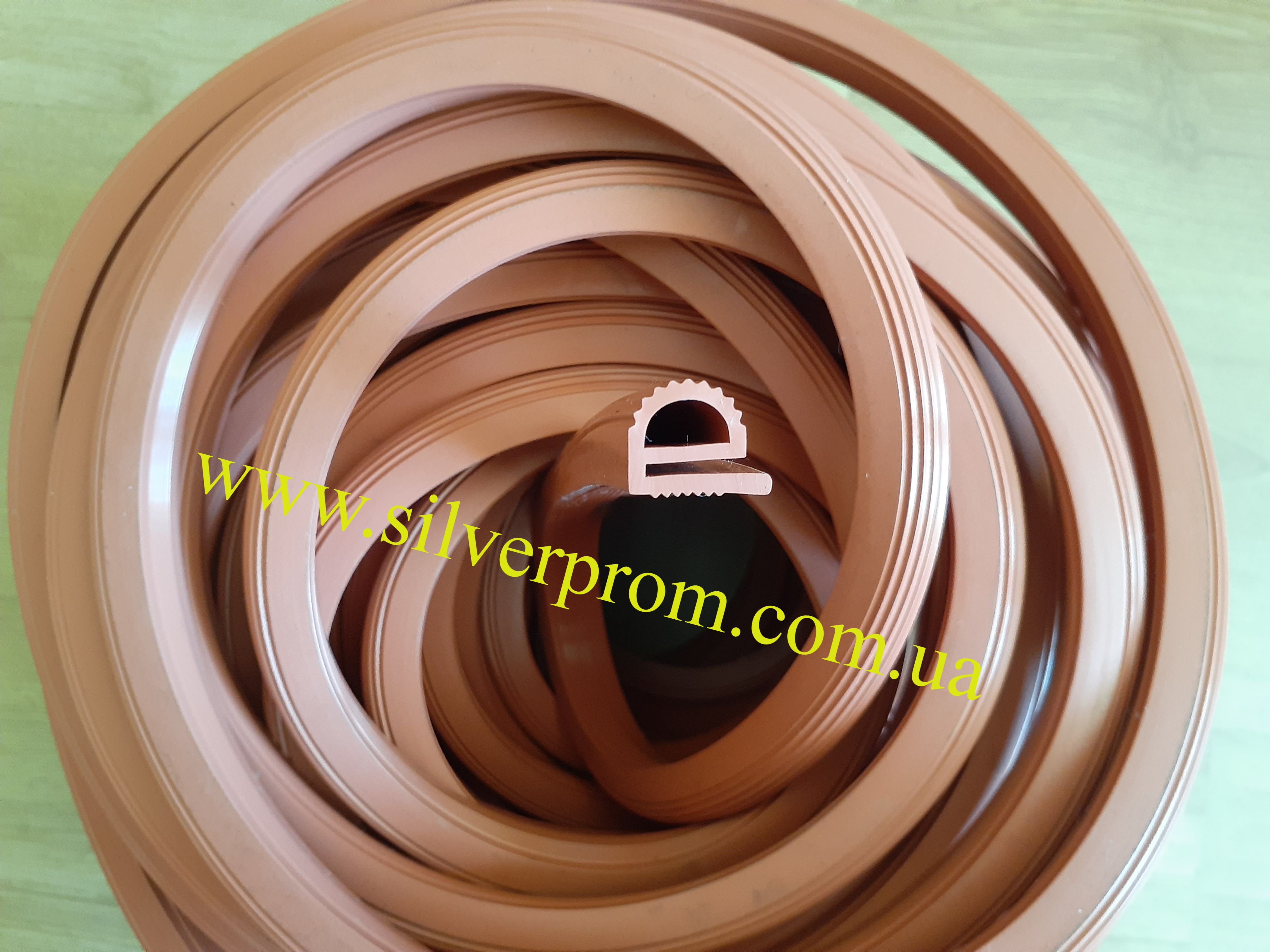 Уплотнитель е-образный силиконовый