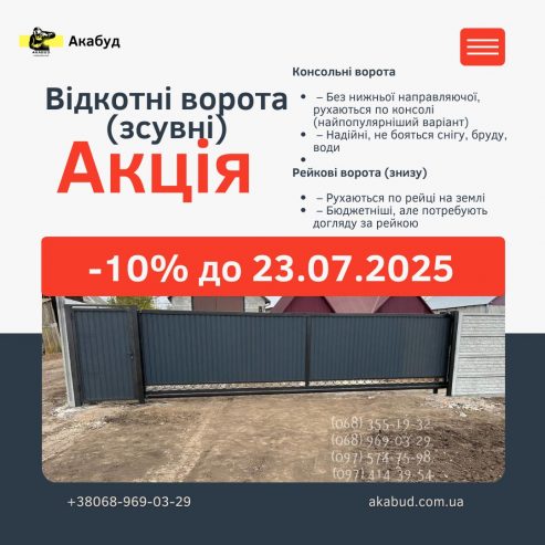 МАФи. Козирьки. Ворота. Паркани. Навіси.