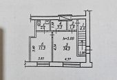 Продам квартиру (38м2)  под коммерцию.  Отдельный вход!