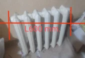 Радиатор чугунный 6 секций: L600 x H588 x S140 mm.
