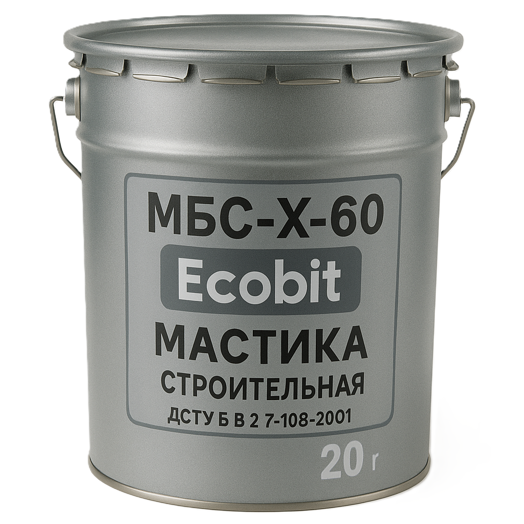 Мастика МБС-Х-60 Ecobit будівельна  20 кг