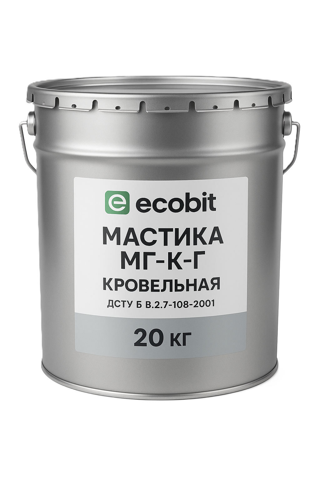 Мастика МГ-Х-Г Ecobit покрівельна гідроізоляційна  20 кг