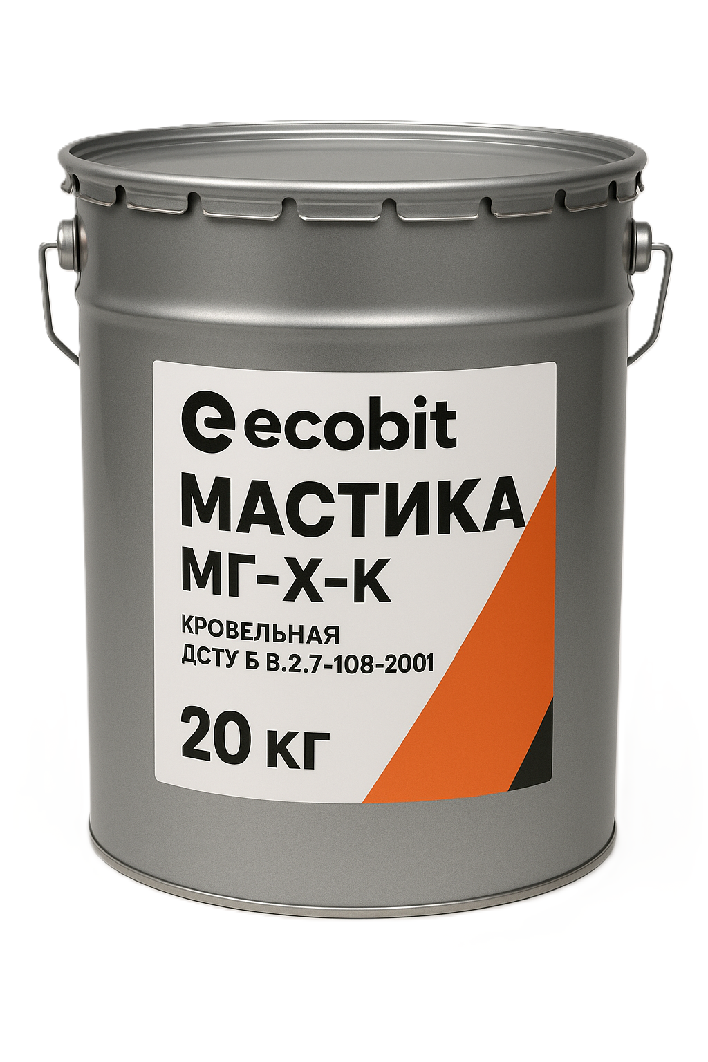 Мастика МГ-Х-К Ecobit покрівельна гідроізоляційна  20 кг