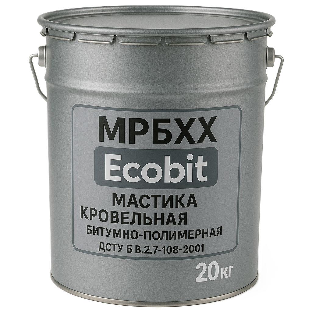 МРБХХ Ecobit Мастика покрівельна бітумно-полімерна  20 кг